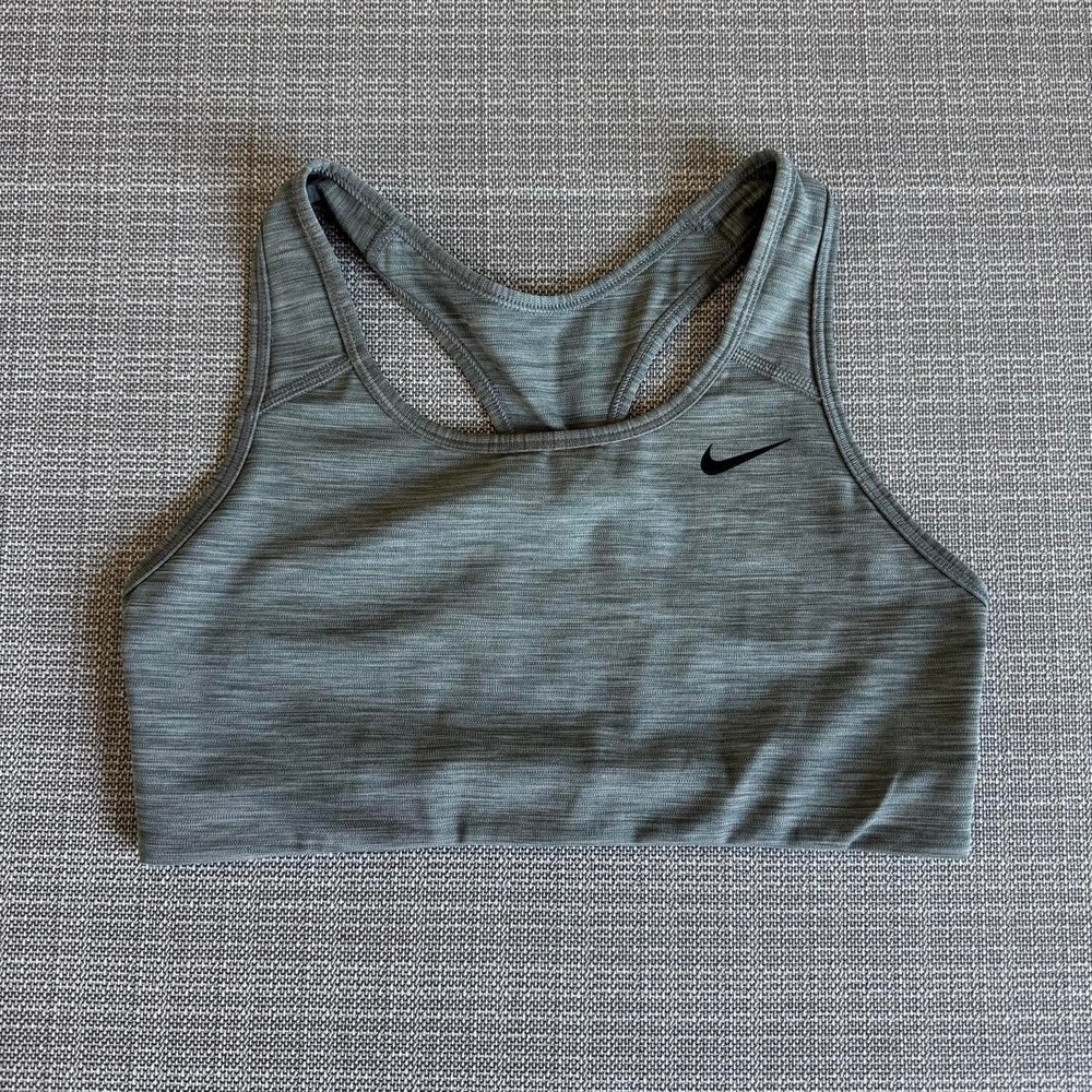 Nike dri-fit gray spors bra womens size S